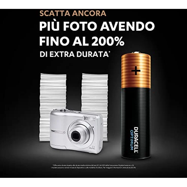 Duracell Optimum AA Batterien, 2000mAh, langlebige und hochleistungsfähige Alkali-Batterien, 4er Blister – Bild 4