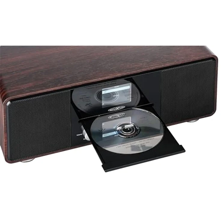 Reflexion HRA19INT DAB- und Internetradio mit CD-Player und Radiowecker (UKW, DAB, DAB+, Bluetooth, AUX-Eingang, Kopfhöreranschluss, Fernbedienung) – Bild 3