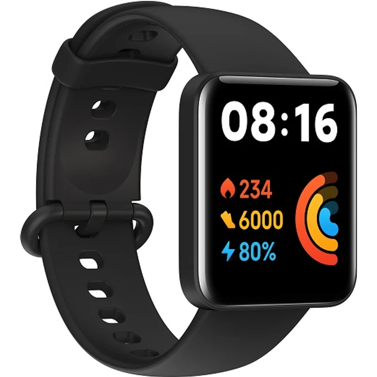 Xiaomi Redmi Watch 2 Lite GL Smartwatch GPS, Unisex, Einheitsgröße, Black – Bild 1