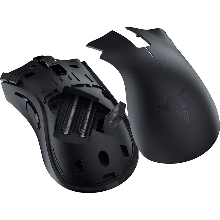 Razer DeathAdder V2 X Hyperspeed Ergonomische Wireless Gaming Maus für PC / Mac - Mechanische Schalter, Hyperspeed Wireless Technologie, Optischer Sensor, Schwarz  (RZ01-04130100-R3G1) – Bild 4