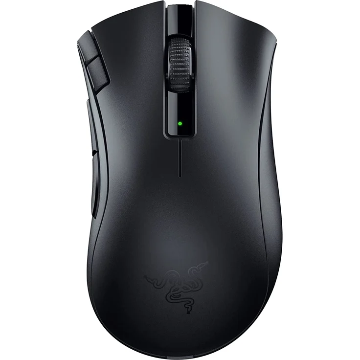 Razer DeathAdder V2 X Hyperspeed Ergonomische Wireless Gaming Maus für PC / Mac - Mechanische Schalter, Hyperspeed Wireless Technologie, Optischer Sensor, Schwarz  (RZ01-04130100-R3G1) – Bild 1