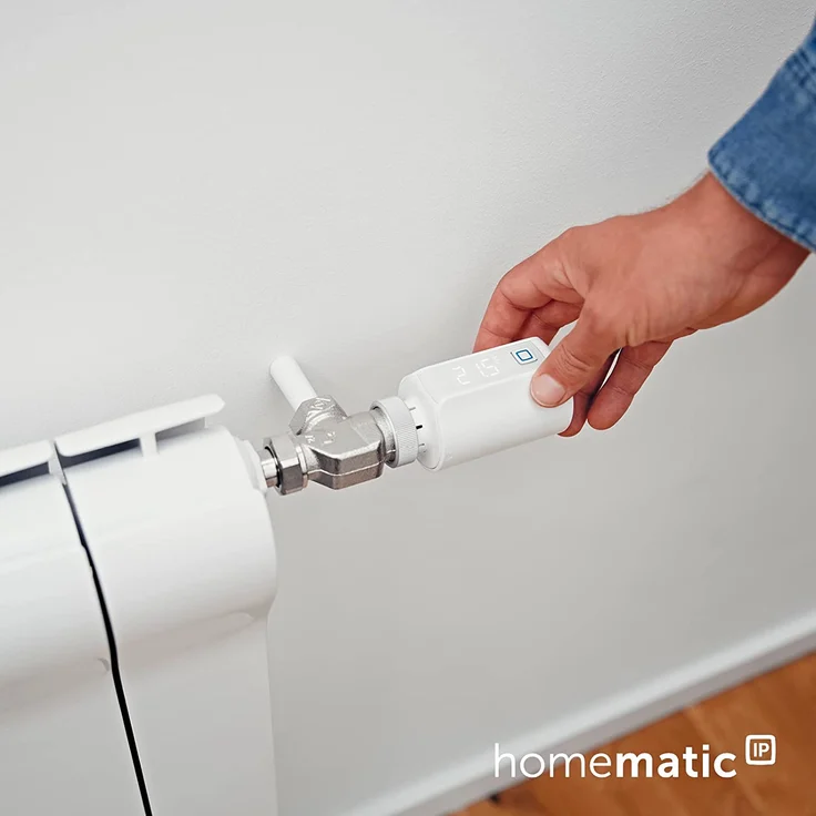 Homematic IP HmIP-eTRV-E – Evo, digitaler Thermostat Heizung, Heizungsthermostat, Steuerung per App, Amazon Alexa, Google Assistant, einfache Installation, Energie sparen, weiß (155105A0) – Bild 8