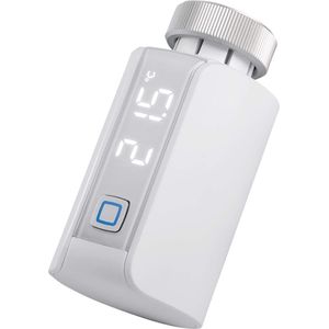 Bild für Homematic IP HmIP-eTRV-E – Evo, digitaler Thermostat Heizung, Heizungsthermostat, Steuerung per App, Amazon Alexa, Google Assistant, einfache Installation, Energie sparen, weiß (155105A0)