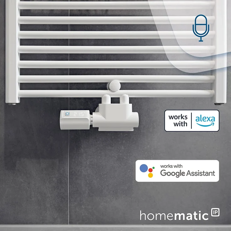 Homematic IP HmIP-eTRV-E – Evo, digitaler Thermostat Heizung, Heizungsthermostat, Steuerung per App, Amazon Alexa, Google Assistant, einfache Installation, Energie sparen, weiß (155105A0) – Bild 7