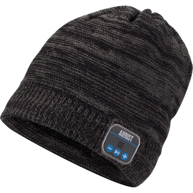 August EPA20D Bügelkopfhörer (Bluetooth, Mikrofon, kabellos, 2 Stunden Betriebszeit) grau – Bild 1