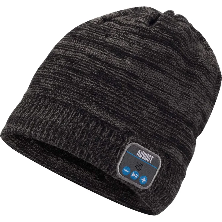 August EPA20D Bügelkopfhörer (Bluetooth, Mikrofon, kabellos, 2 Stunden Betriebszeit) grau