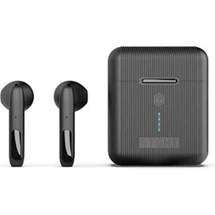 RYGHT VEHO Bluetooth HiFi In Ear Kopfhörer In Ear Headset, Lautstärkeregelung, Touch-Steuerung Schwarz