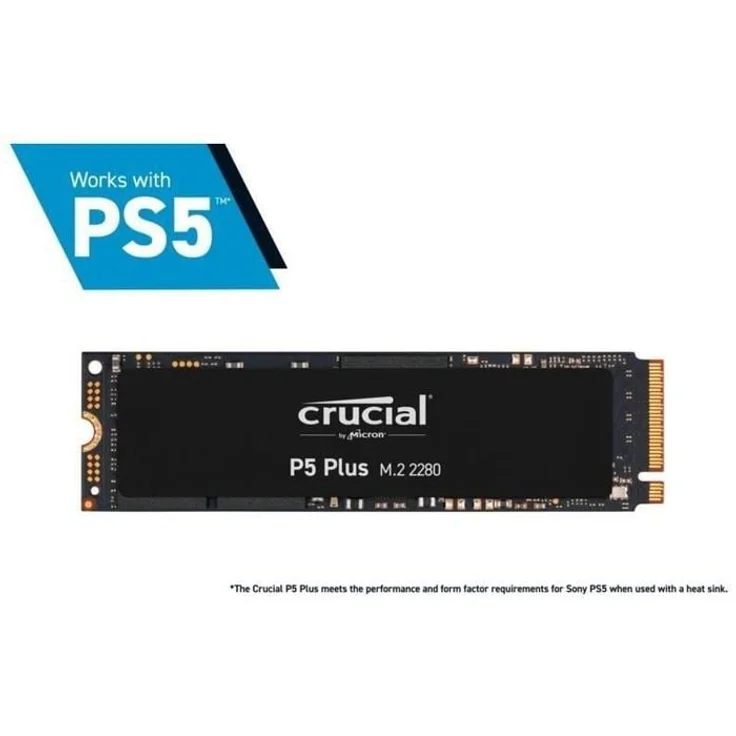 Crucial P5 Plus 1TB NVMe SSD 3D NAND PCIe M.2 (CT1000P5PSSD8) – Bild 2