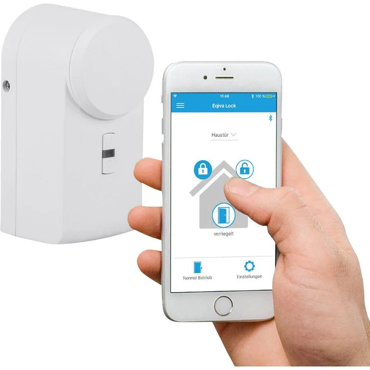 Eqiva Bluetooth Smart Türschlossantrieb, weiß (142950A0) – Bild 2