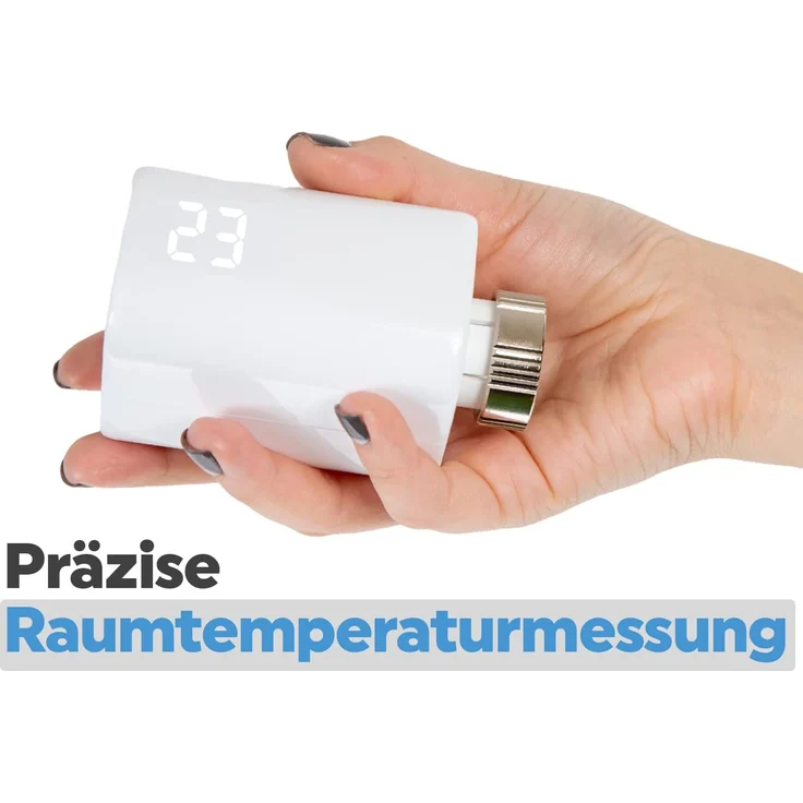 Shelly TRV Smart Home Heizkörperthermostat, digitale Steuerung der Heizung per App & WLAN, einfache Installation, WiFi Heizungsthermostat, kompatibel mit Amazon Alexa & Google Home, mit Akku, weiß – Bild 10