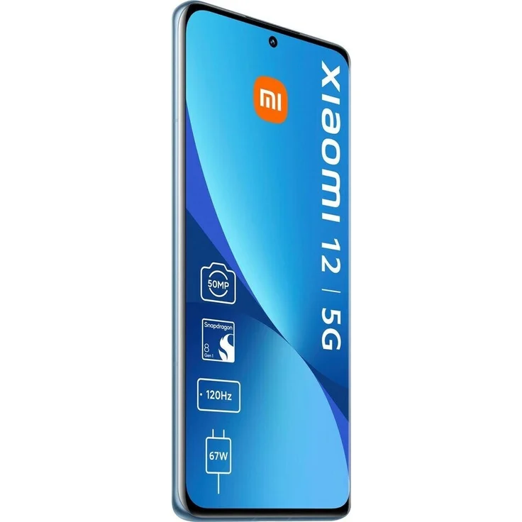 Xiaomi 12 5G Smartphone 15,95cm (6,28 Zoll) AMOLED-Display, 128GB interner Speicher, 8GB RAM, Dual-SIM, Android 11, Blue – Bild 4