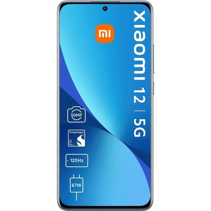 Xiaomi 12 5G Smartphone 15,95cm (6,28 Zoll) AMOLED-Display, 128GB interner Speicher, 8GB RAM, Dual-SIM, Android 11, Blue – Bild 2
