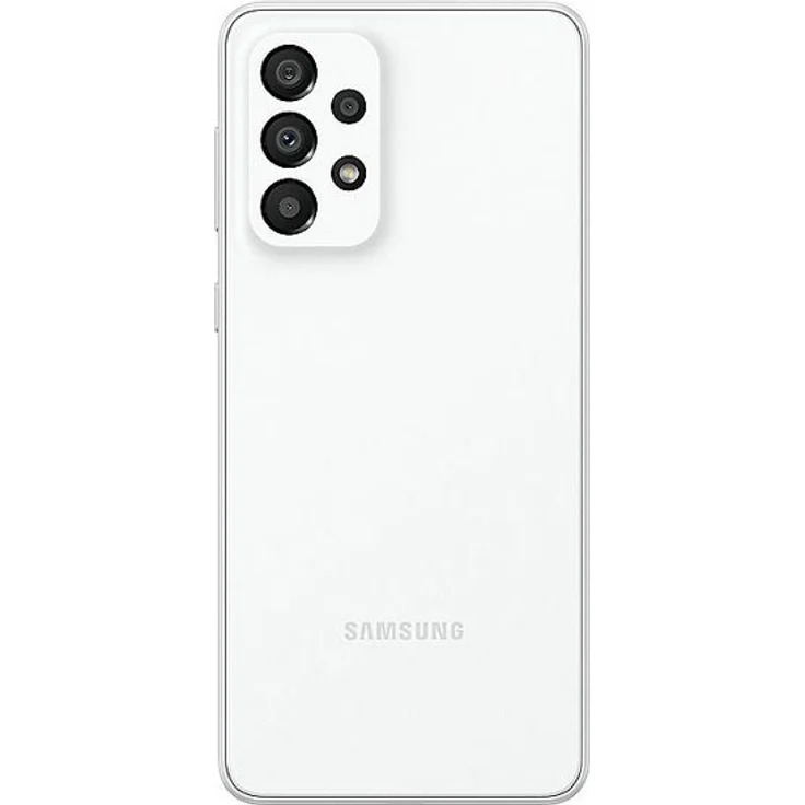 Samsung Galaxy A33 5G Smartphone 16,2 cm (6,4 Zoll) Super AMOLED-Display, 128GB interner Speicher, 6GB RAM, Dual-SIM, Android 12, Awesome White – Bild 3