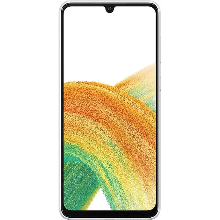 Samsung Galaxy A33 5G Smartphone 16,2 cm (6,4 Zoll) Super AMOLED-Display, 128GB interner Speicher, 6GB RAM, Dual-SIM, Android 12, Awesome White – Bild 2