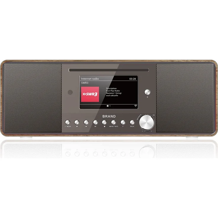 Albrecht DR 895 CD Hybridradio, Internet-DAB+-UKW, walnuss – Bild 2