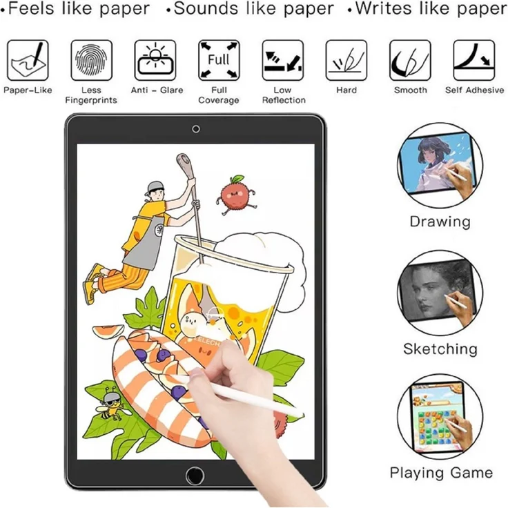 PROTECTORKING 1x Paperfeel Displayschutzfolie für iPad 10,2'' – Bild 4