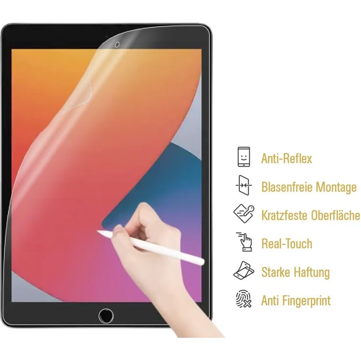 PROTECTORKING 1x Paperfeel Displayschutzfolie für iPad 10,2'' – Bild 3