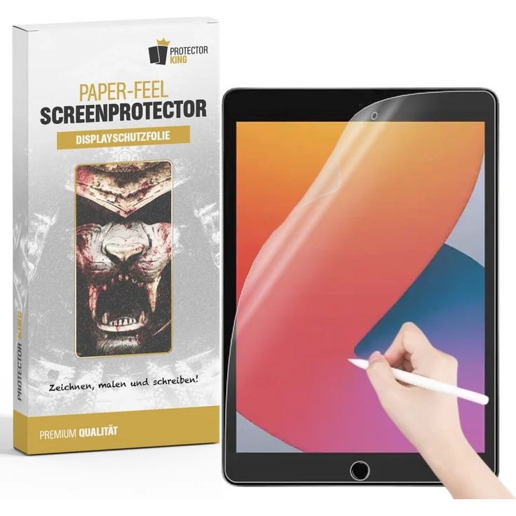 PROTECTORKING 1x Paperfeel Displayschutzfolie für iPad 10,2'' – Bild 1