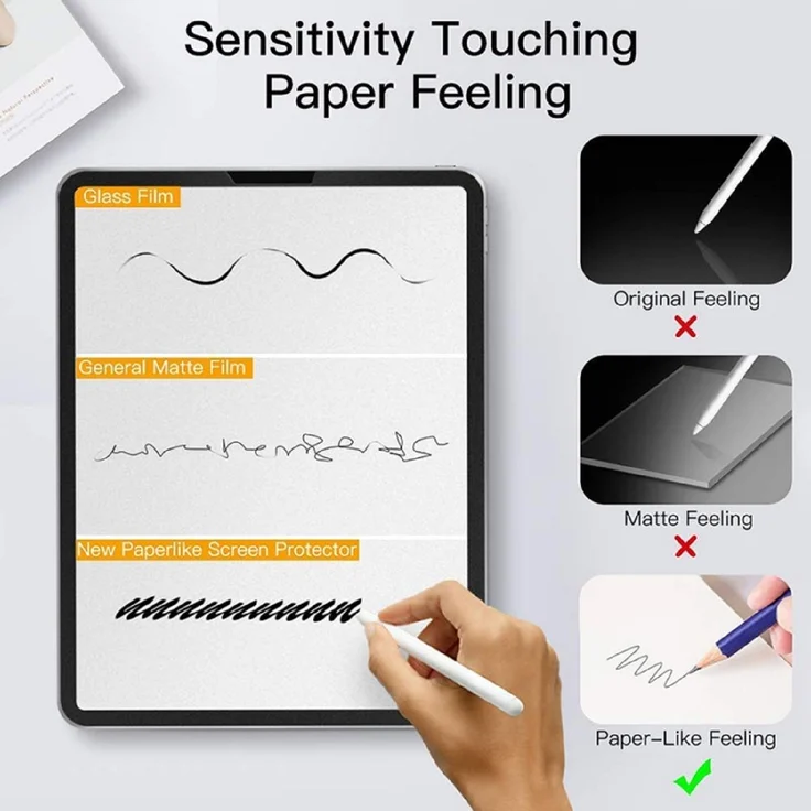 PROTECTORKING 1x Paperfeel Displayschutzfolie für iPad 10,2'' – Bild 5