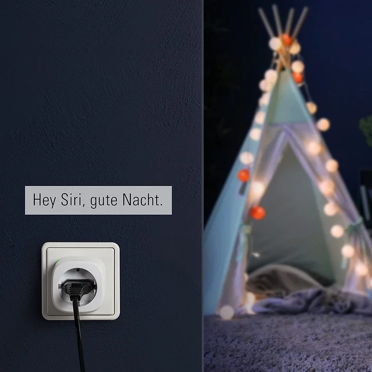 Eve Energy 20EBO8301 Smarte Steckdose, misst Stromverbrauch, schaltet Geräte ein/aus, Siri-Sprachsteuerung, Zeitschaltuhr, Fernzugriff, keine Bridge nötig, Bluetooth, Thread, Apple HomeKit (OB01540) – Bild 8