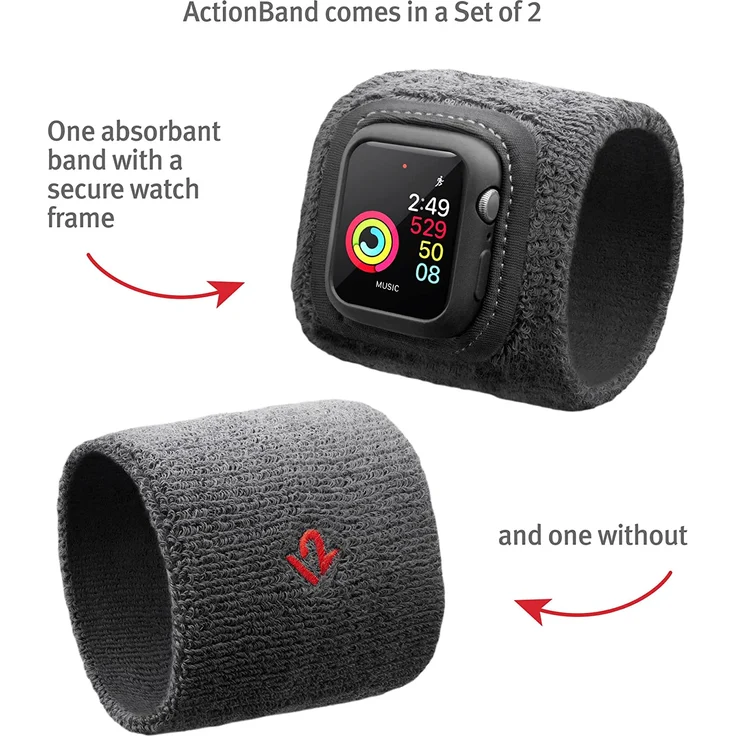 Twelve South ActionBand Schweißband für Apple Watch Series 7, 45mm – Bild 5