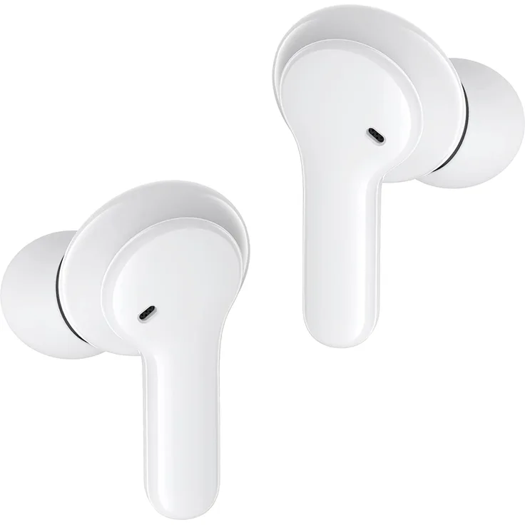 Boompods Bassline Compact HiFi In Ear Kopfhörer Bluetooth Weiß Headset, Klang-Personalisierung, Lautstärkeregelung, weiß