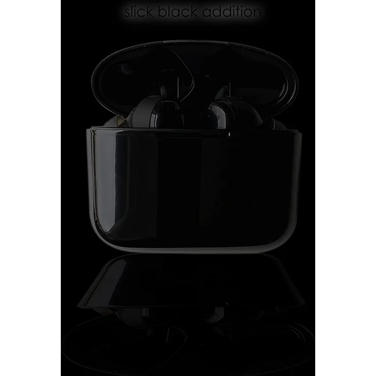 Boompods Bassline GO HiFi In Ear Kopfhörer Bluetooth Schwarz Headset, Lautstärkeregelung, Schweißresistent, Touch-Steuerung, schwarz – Bild 5