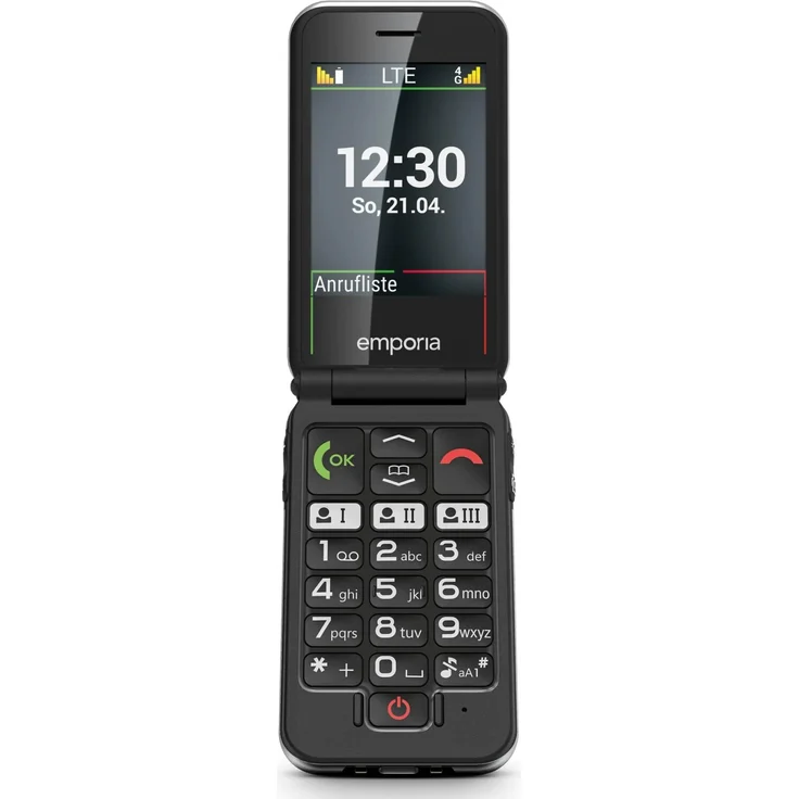 Emporia Joy LTE Seniorenhandy Farbdisplay, 128 MB interner Speicher, 64 MB RAM, Schwarz – Bild 3