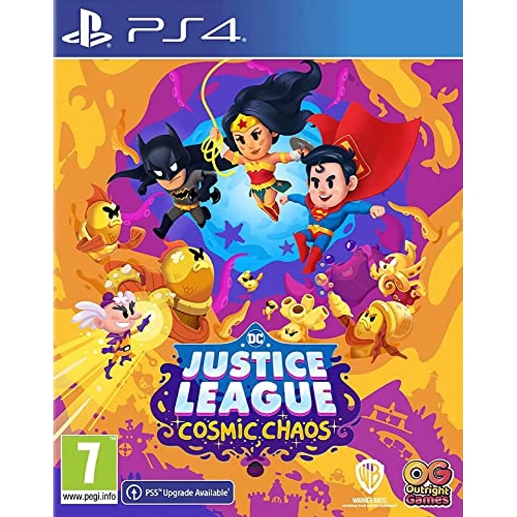 Outright Games DCâ€™s Justice League: Cosmic Chaos, PS4-Games mit entsperrbaren Elementarangriffen und benutzerdefinierten Outfits - Preisvergleich – Bild 1
