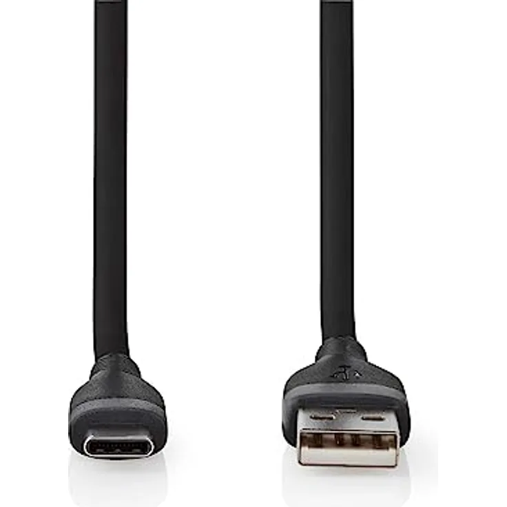 NEDIS USB-Kabel | USB 2.0 | USB-A Stecker | USB-C™ Stecker | 15 W | 480 Mbps | Vernickelt | 1.50 m | Rund | Silikon | Schwarz | Box