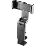 cellularline | Travel Holder | Kompakte Smartphone-Halterung für die Reise - Zange-Halterung - Ausgestattet mit doppeltem Gelenk mit 360° Drehung - Schwarz