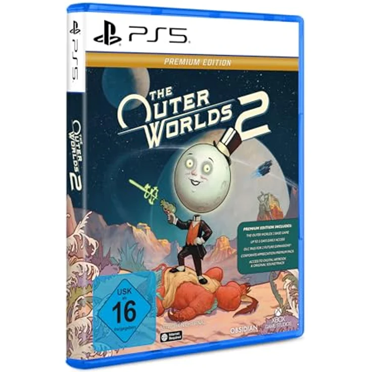 Xbox The Outer Worlds 2 – Premium Edition – PS5 Spiel mit Early Access, DLC-Pass, Artbook und Soundtrack [Disc + Code] – Bild 3