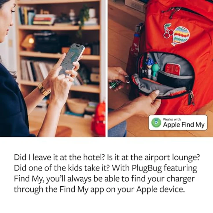 Twelve South USB-C PD 50W Wandladegerät PlugBug mit Find My GaN, Weiß - Schnellaufladung, kompaktes Design, Apple Find My – Bild 3