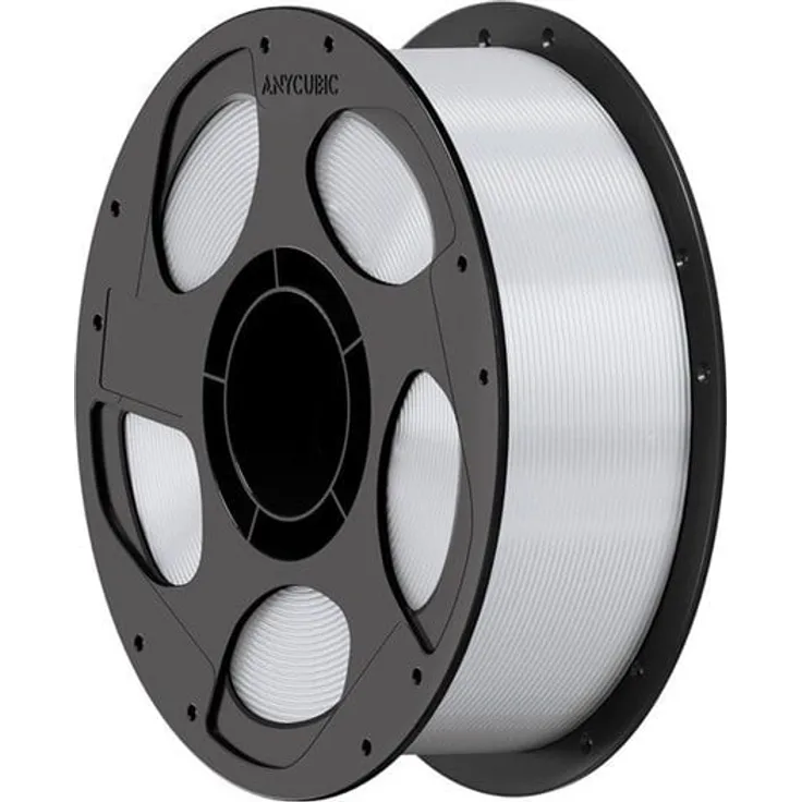 ANYCUBIC PC Filament (Transparent White) 1 kg, Hochschlagfestes und hitzebeständiges 3D-Druckmaterial mit UV-Schutz