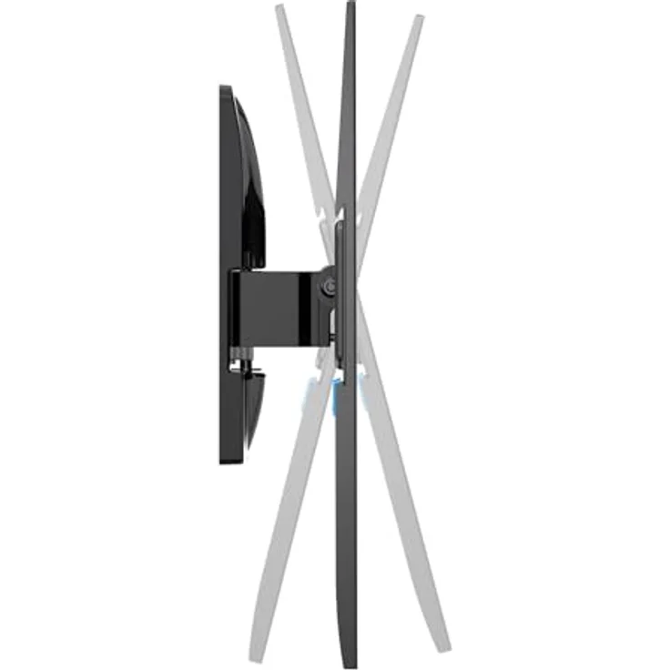 Meliconi Slimstyle Plus 400 Tilt'n'Turn, TV-Wandhalterung 32''-77'' VESA 200-300-400, Maximalbelastung 45 Kg, Horizontale Neigung ±20°, Vertikale Neigung +10°/-5°, Fast Block System, Made in Italy – Bild 5