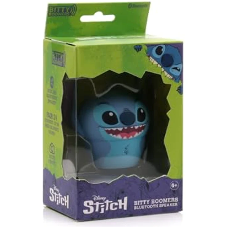 Bitty Boomers Disney Stitch – Mini-Bluetooth-Lautsprecher mit Bluetooth 5, kabelloser Reichweite von 9,1 Metern und Selfie-Fernbedienungsfunktion – Bild 4