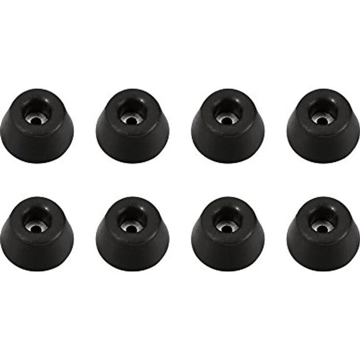 Adam Hall Hardware 4901 M8 AH - 8er Set Gummifuß 30 x 15 mm schwarz im Beutel – Bild 2