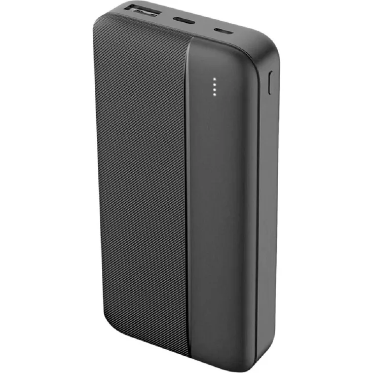 MaxLife Powerbank MXPB-02 PD QC 20W 20000mAh USB-C schnelles Laden externer Akku Ladegerät - Schwarz
