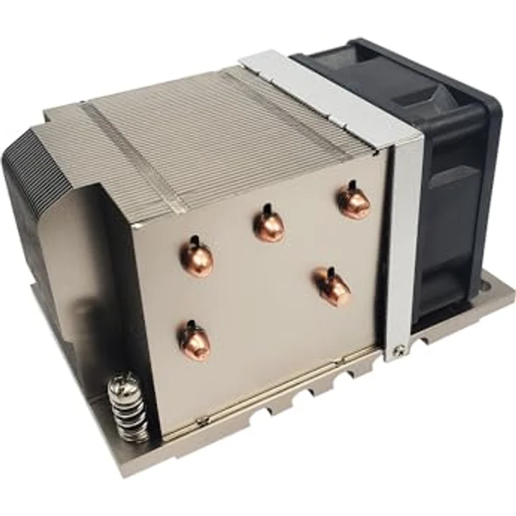 Dynatron A54 Tower CPU-Kühler 2U für Sockel SP6, aktive Kühlung bis 225 Watt, Aluminium, Schwarz/Grau – Bild 3