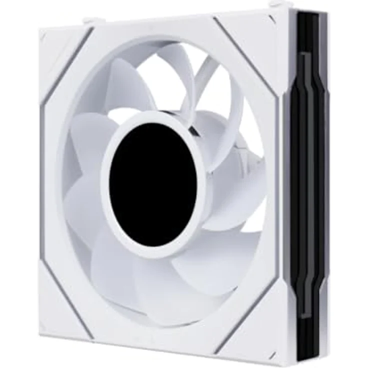 Lian Li UNI FAN SL-INF LCD FLEX, ARGB und LCD Gehäuselüfter - Reverse Blade, 120mm, weiß, 3er-Pack mit Controller – Bild 4