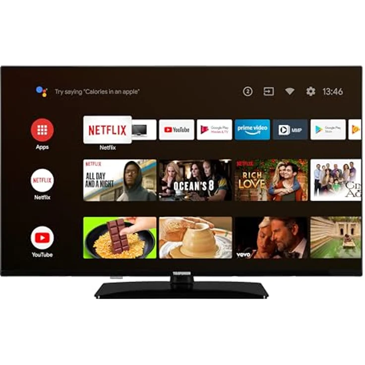Telefunken Android TV 43 Zoll Fernseher D43F750X2CW (Full HD, HDR, Triple-Tuner, Bluetooth) - Weiß – Bild 1
