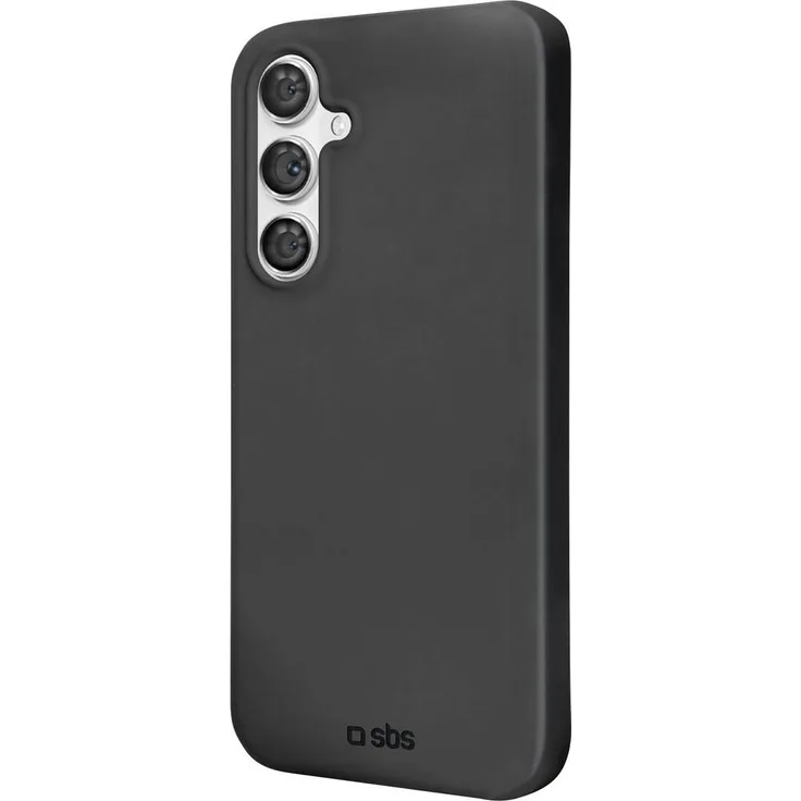 sbs mobile TEINSTSAA35K, Handyhülle für Samsung Galaxy A35, Schwarz, stoßfest mit weichem Mikrofaserfutter und abgedeckten Tasten