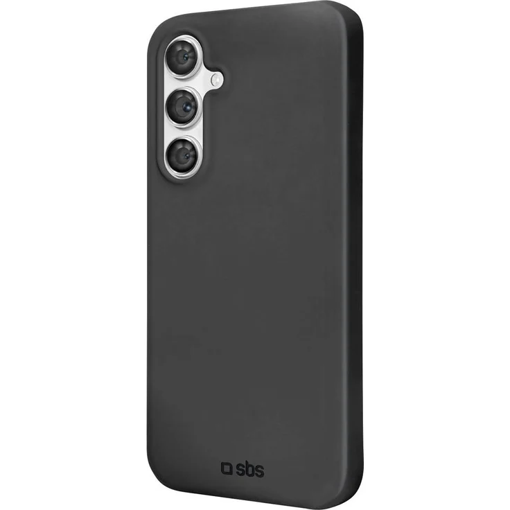 sbs mobile TEINSTSAA35K, Handyhülle für Samsung Galaxy A35, Schwarz, stoßfest mit weichem Mikrofaserfutter und abgedeckten Tasten