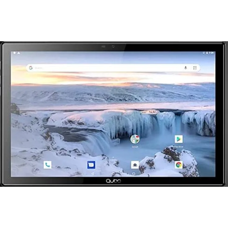 Qubo Tablet T104 mit 4G-Konnektivität, 25,6 cm (10,1 Zoll), 4 GB RAM, 64 GB ROM, grau, inkl. Tasche