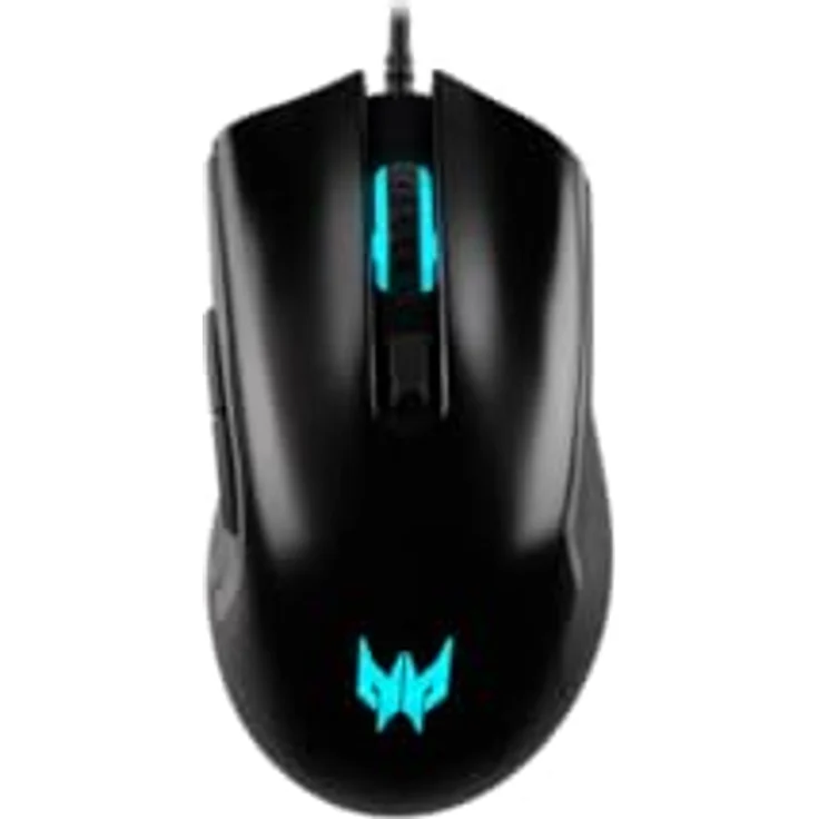 Acer Gaming Mouse Predator Cestus 333, 16000 DPI, 6 programmierbare Tasten, ergonomisches Design für Rechtshänder, Schwarz – Bild 1