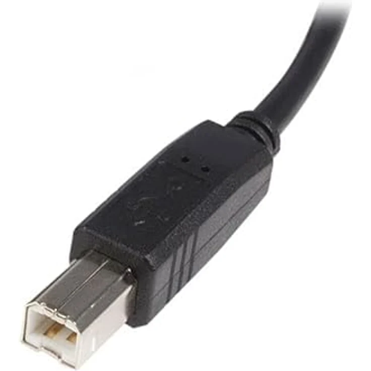 StarTech.com USB2.0 A-auf-B-Kabel - Stecker/Stecker - USB-Kabel - USB Typ A, 4-polig (M) - USB Typ B, 4-polig (M) - 3,0m (USB/USB2.0) - Schwarz (USB2HAB3M) – Bild 4