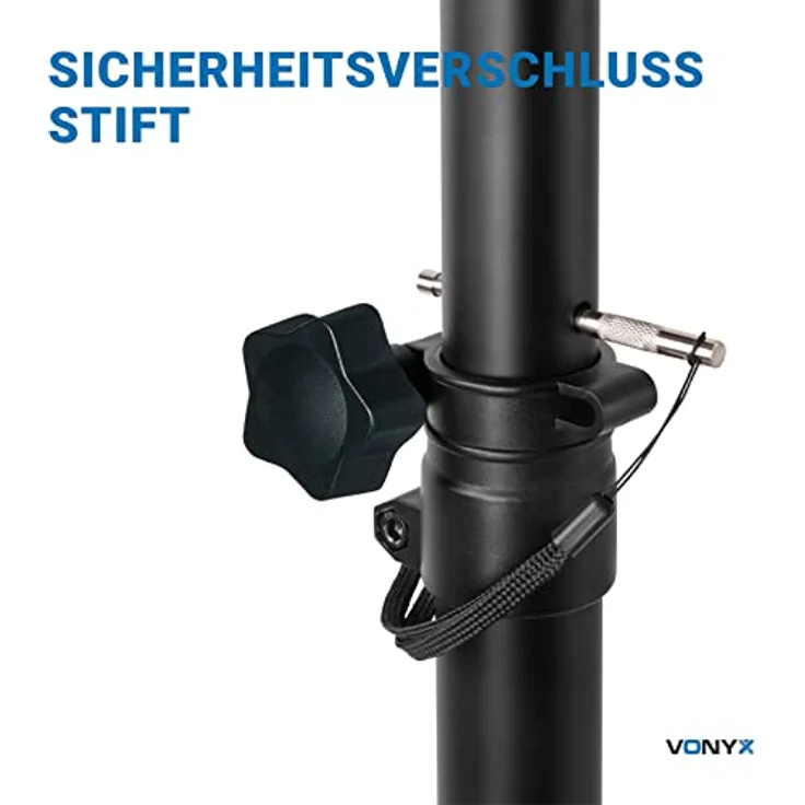 Vonyx LS02K Kompaktes Lautsprecherständer-Set – Bild 7