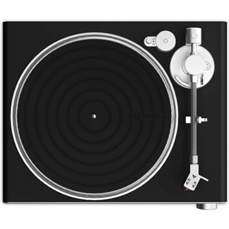 Victrola Stream Carbon Plattenspieler aus Vinyl mit 2 Geschwindigkeiten | funktioniert kabellos mit Sonos Geräten | Magnetkartusche mit hoher Präzision | Mattes schwarzes Finish – Bild 4