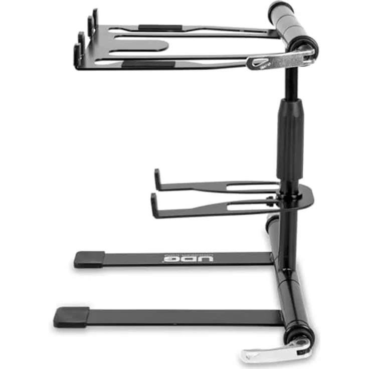 UDG Ultimate DIGI Laptop Stand Black, höhenverstellbarer Laptopständer für 13"-18" Laptops, max. Traglast 12 kg, mit Anti-Rutsch-Teller und abnehmbarem Unterteller – Bild 3