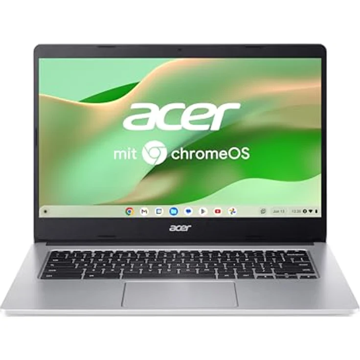 Acer Chromebook 314 (CB314-2H-K0VA) Laptop | 14" FHD Display | MediaTek Octa-Core ARM Cortex A73/A53 (MT8183) | 4 GB RAM | 64 GB eMMC | Mali-G72 MP3 GPU | Google ChromeOS | Silber – Bild 1
